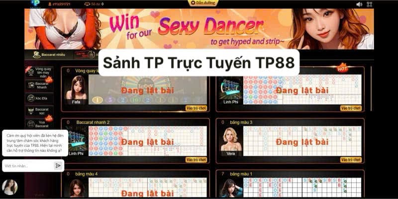 TP Trực Tuyến – Sòng Bạc Với Nhiều Trò Chơi Hot tại TP88